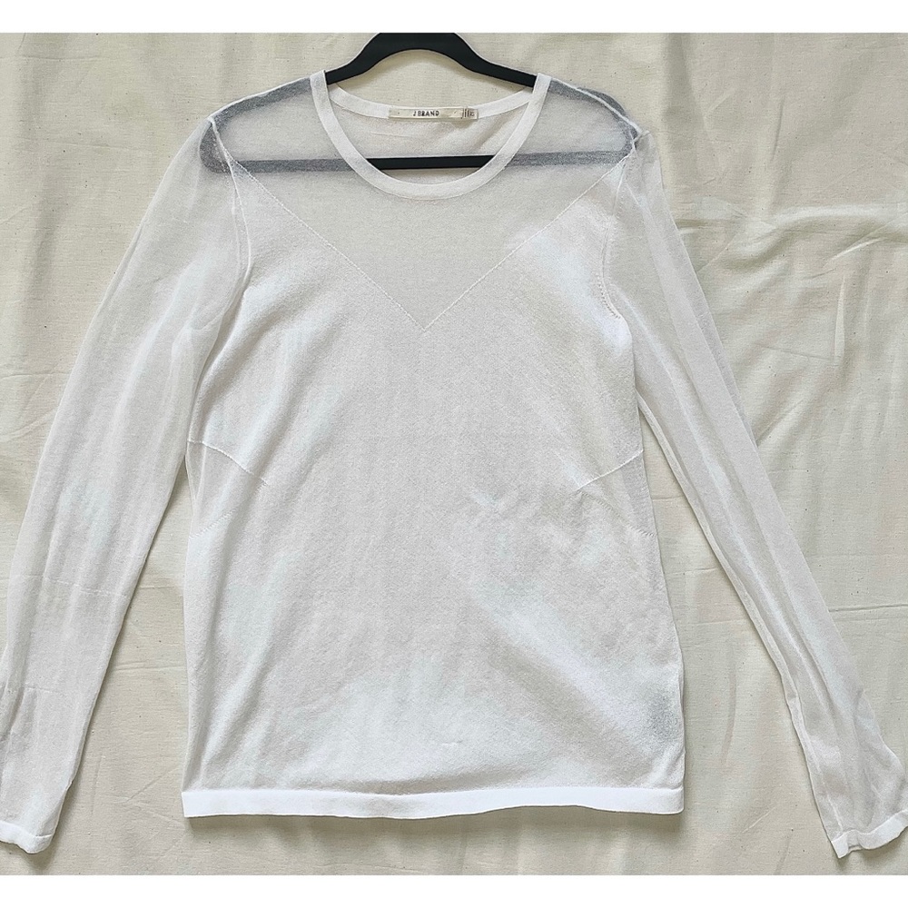 J BRAND Delicate Sheer Top